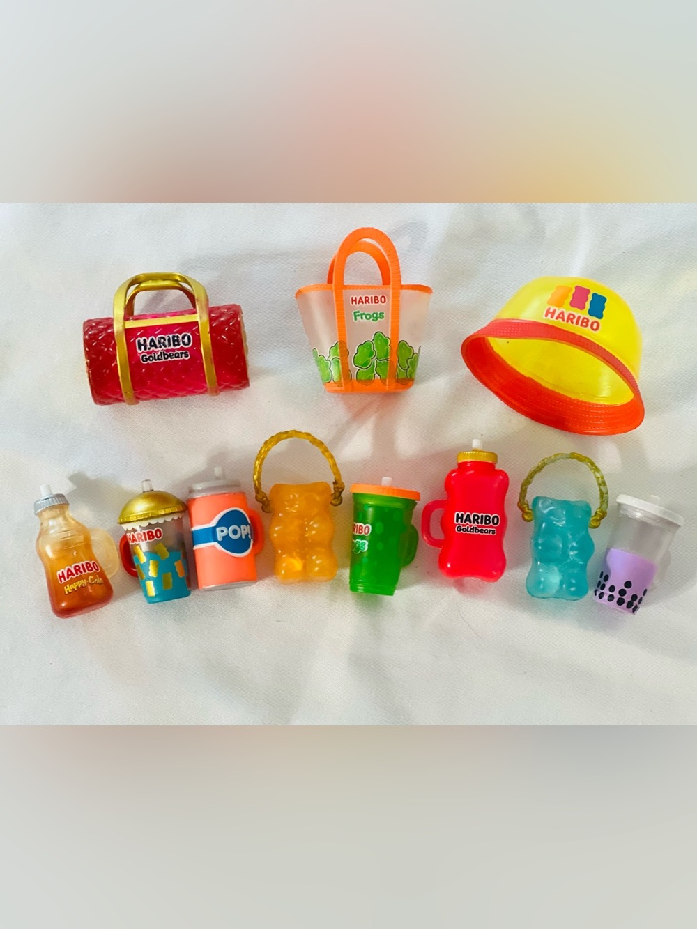 HARIBO Mini Toy Accessory Set - Bright Multicolor Collectible Pieces